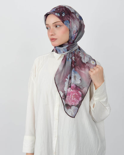 Organik Soft Eşarp D093 Mürdüm