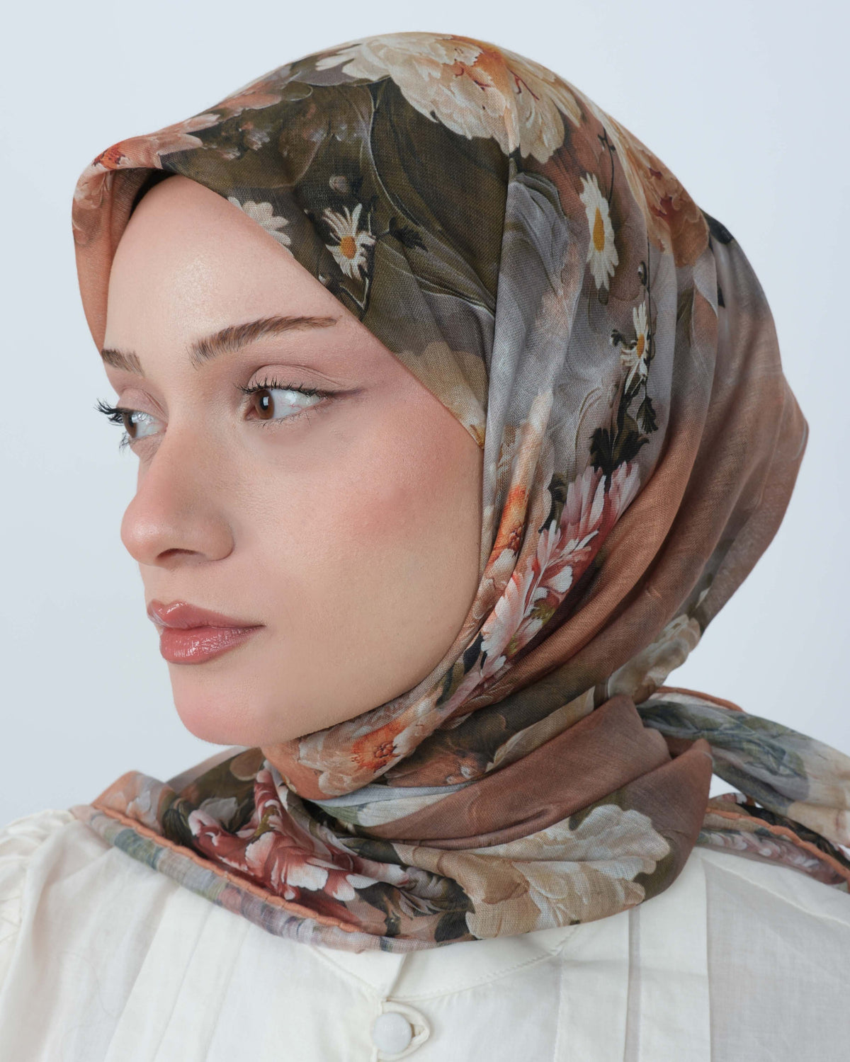 Organik Soft Eşarp D093 Somon