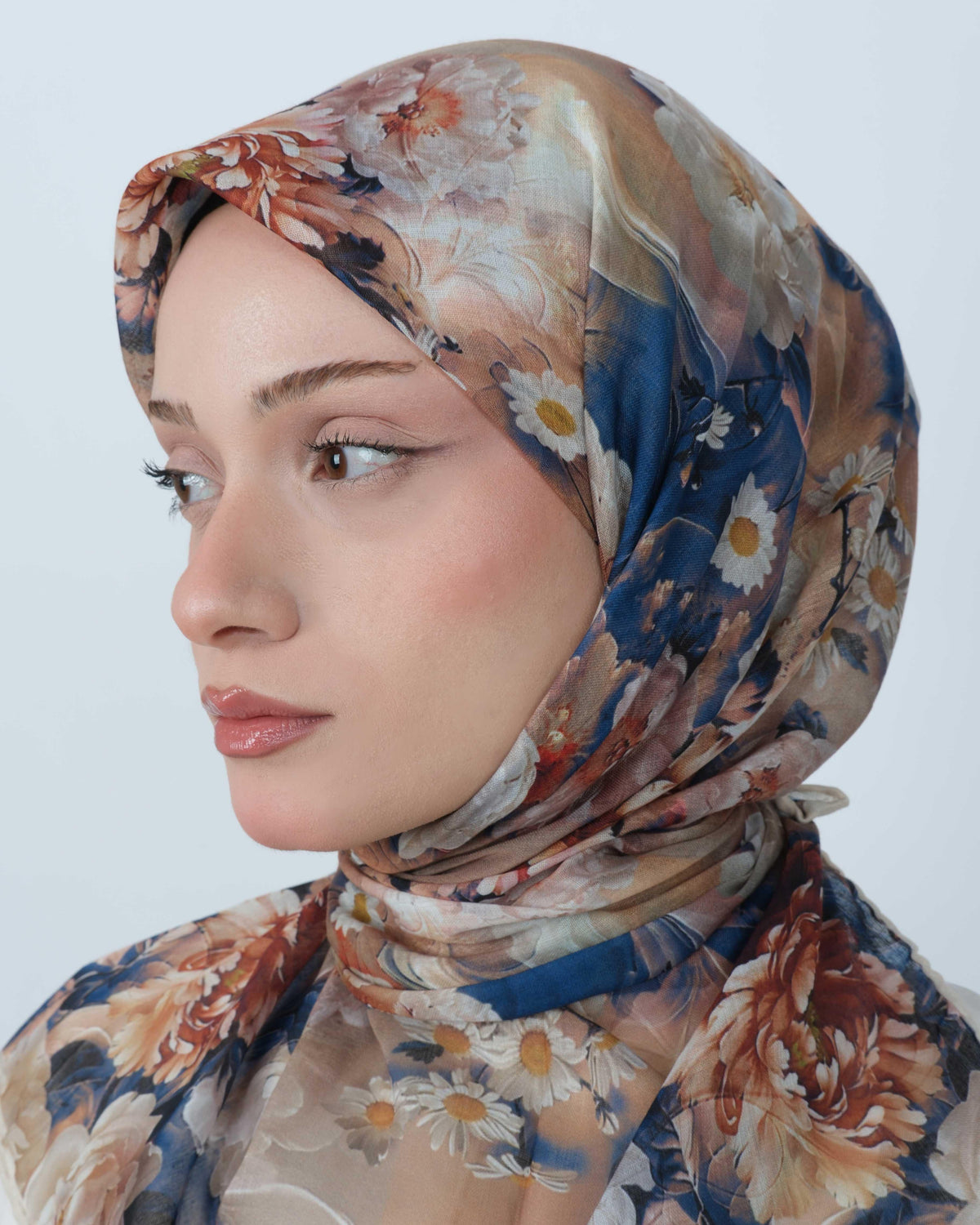 Organik Soft Eşarp D093 Kırık Beyaz