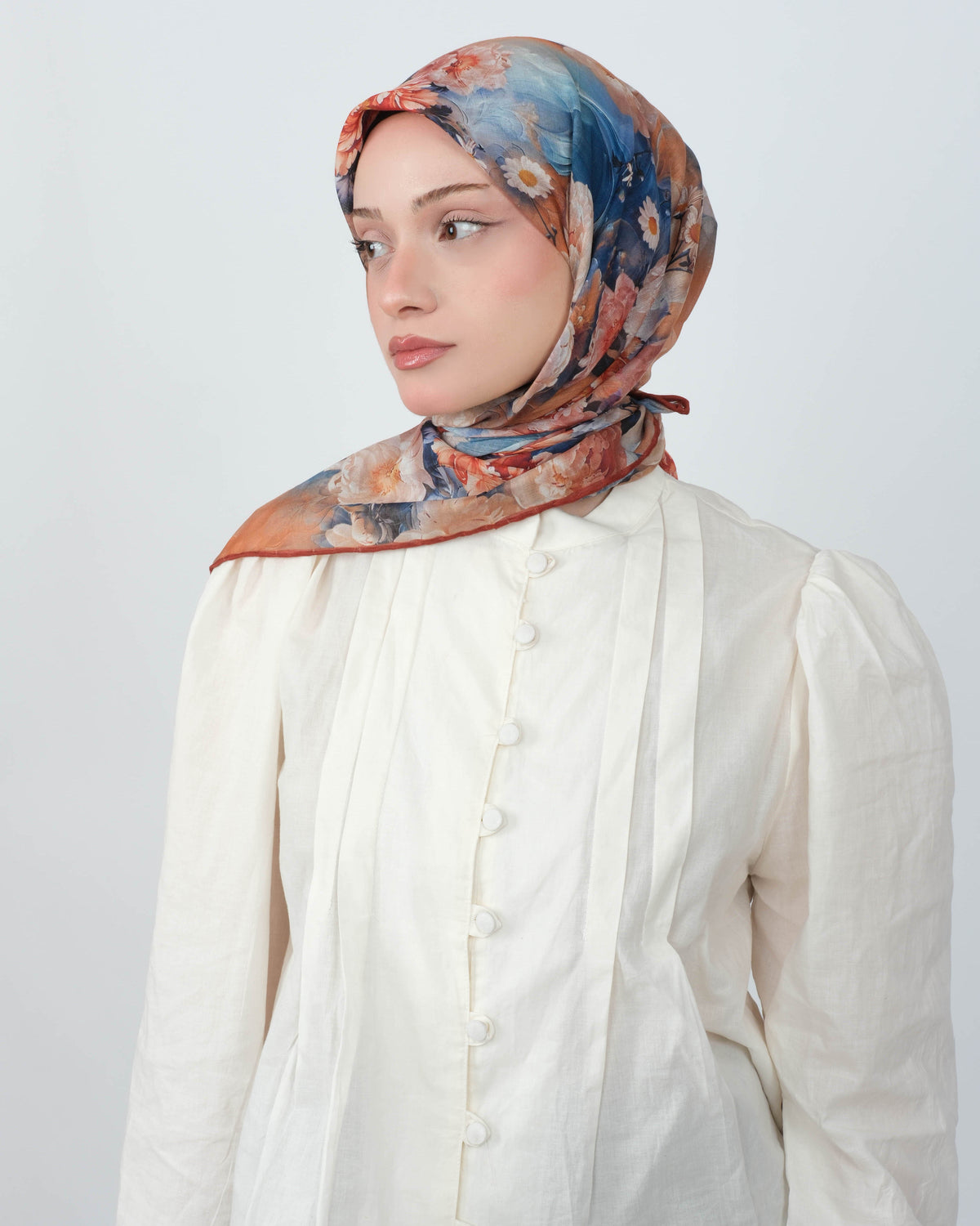 Organik Soft Eşarp D093 Kiremit