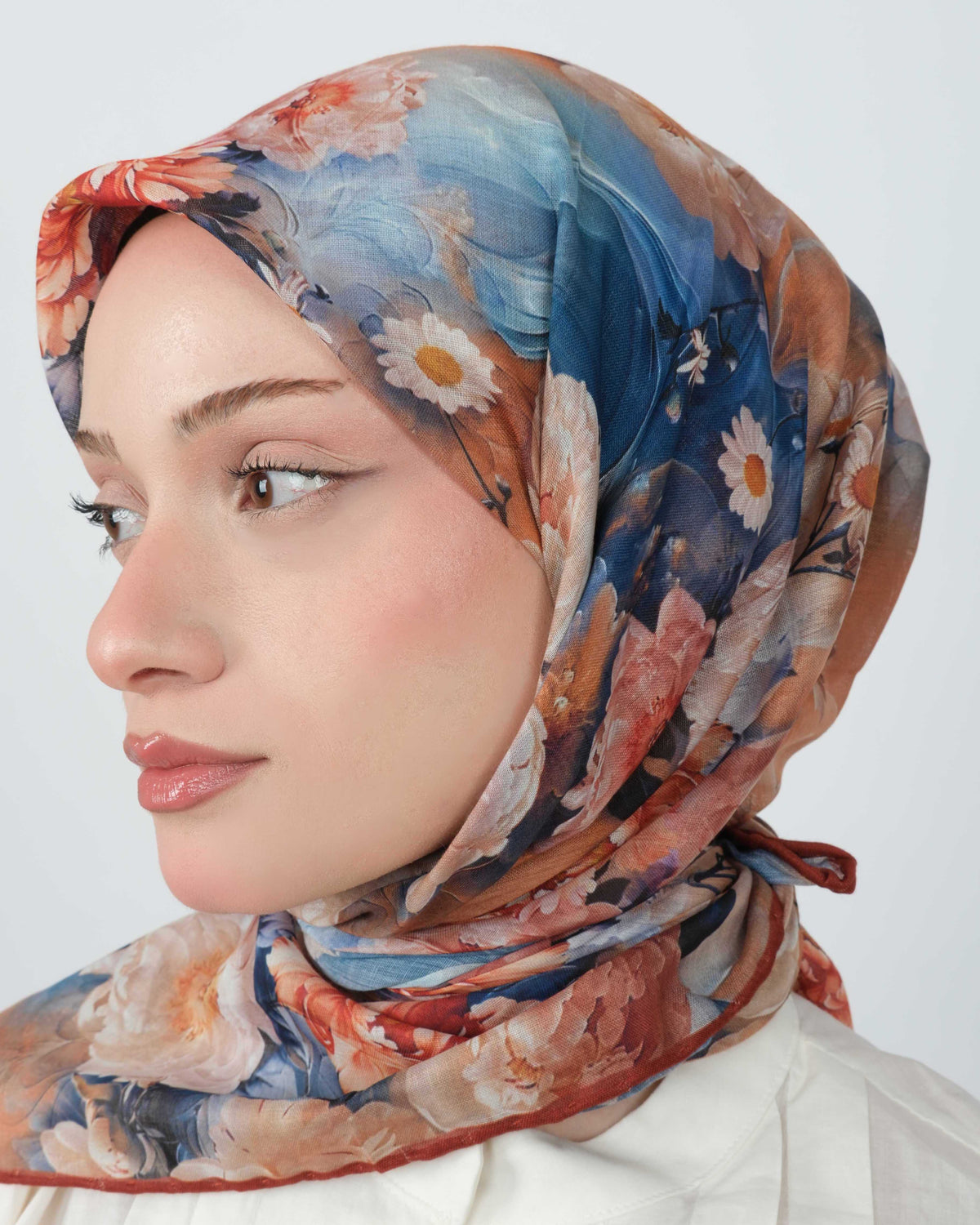 Organik Soft Eşarp D093 Kiremit