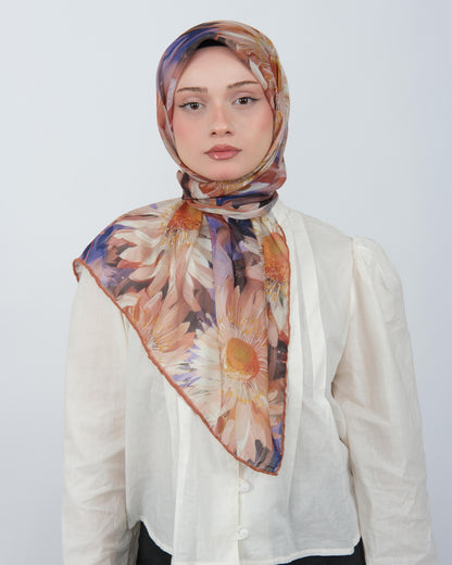 Organik Soft Eşarp D094 Hardal