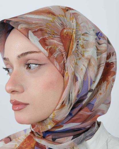 Organik Soft Eşarp D094 Hardal