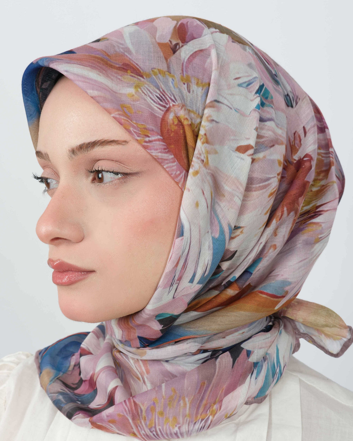Organik Soft Eşarp D094 Gül Kurusu