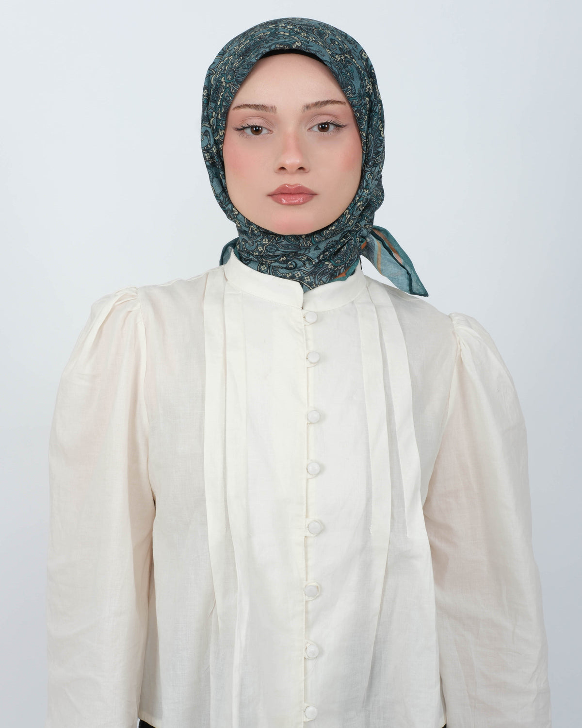 Organik Soft Eşarp D095 Petrol Yeşili