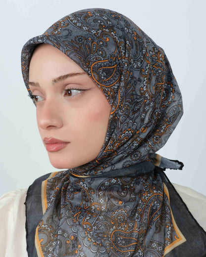 Organik Soft Eşarp D095 Gri