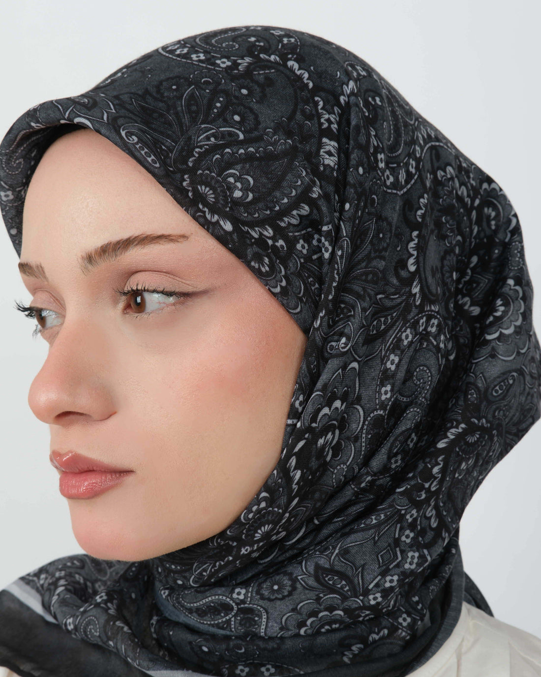 Organik Soft Eşarp D095 Siyah