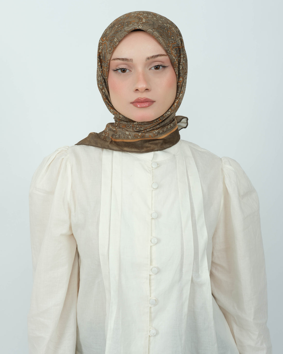 Organik Soft Eşarp D095 Yağ Yeşili