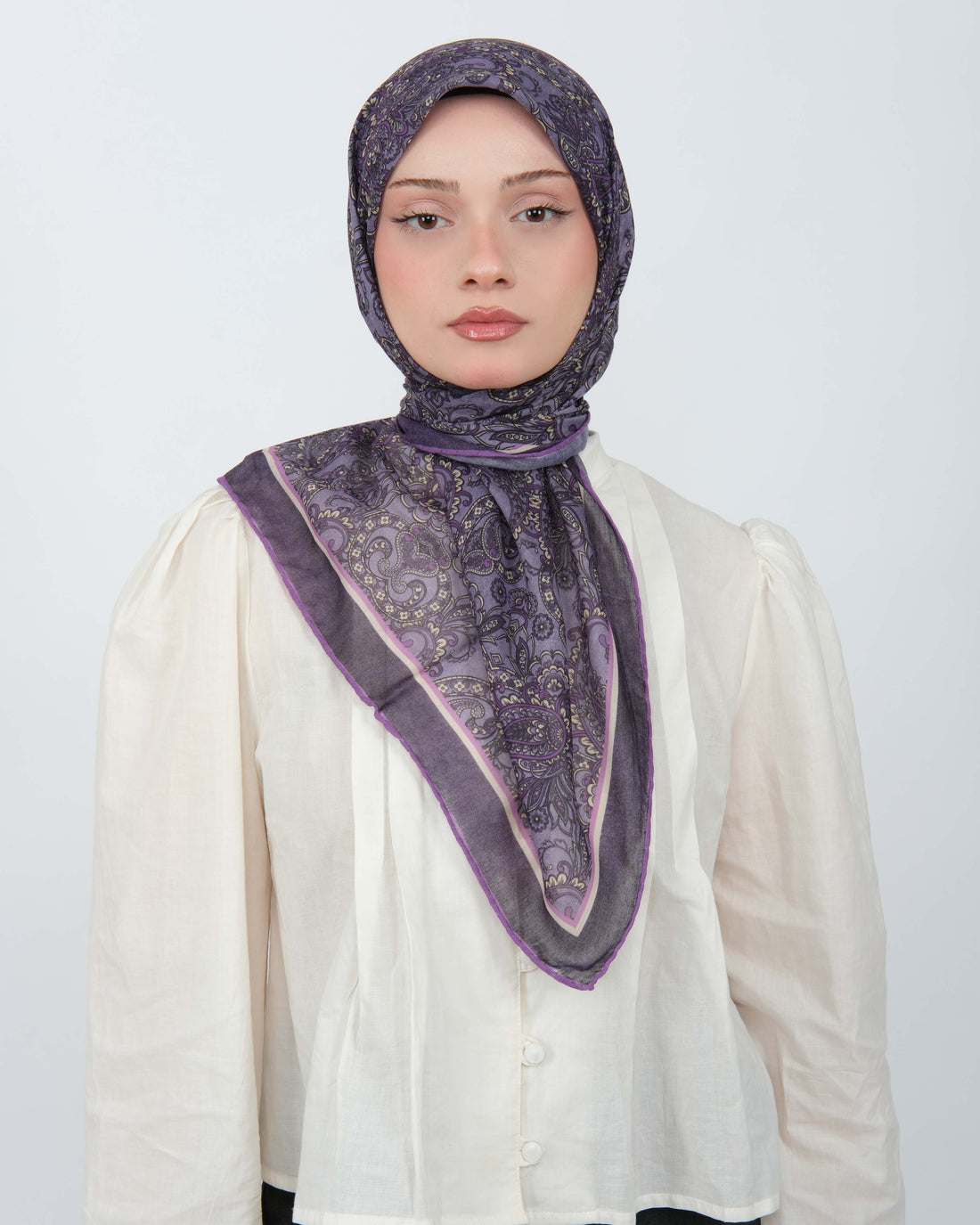 Organik Soft Eşarp D095 Mor
