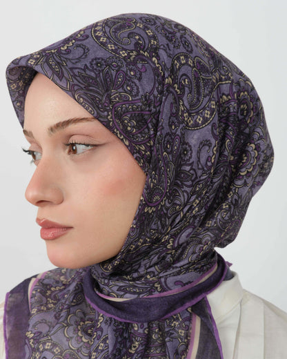 Organik Soft Eşarp D095 Mor