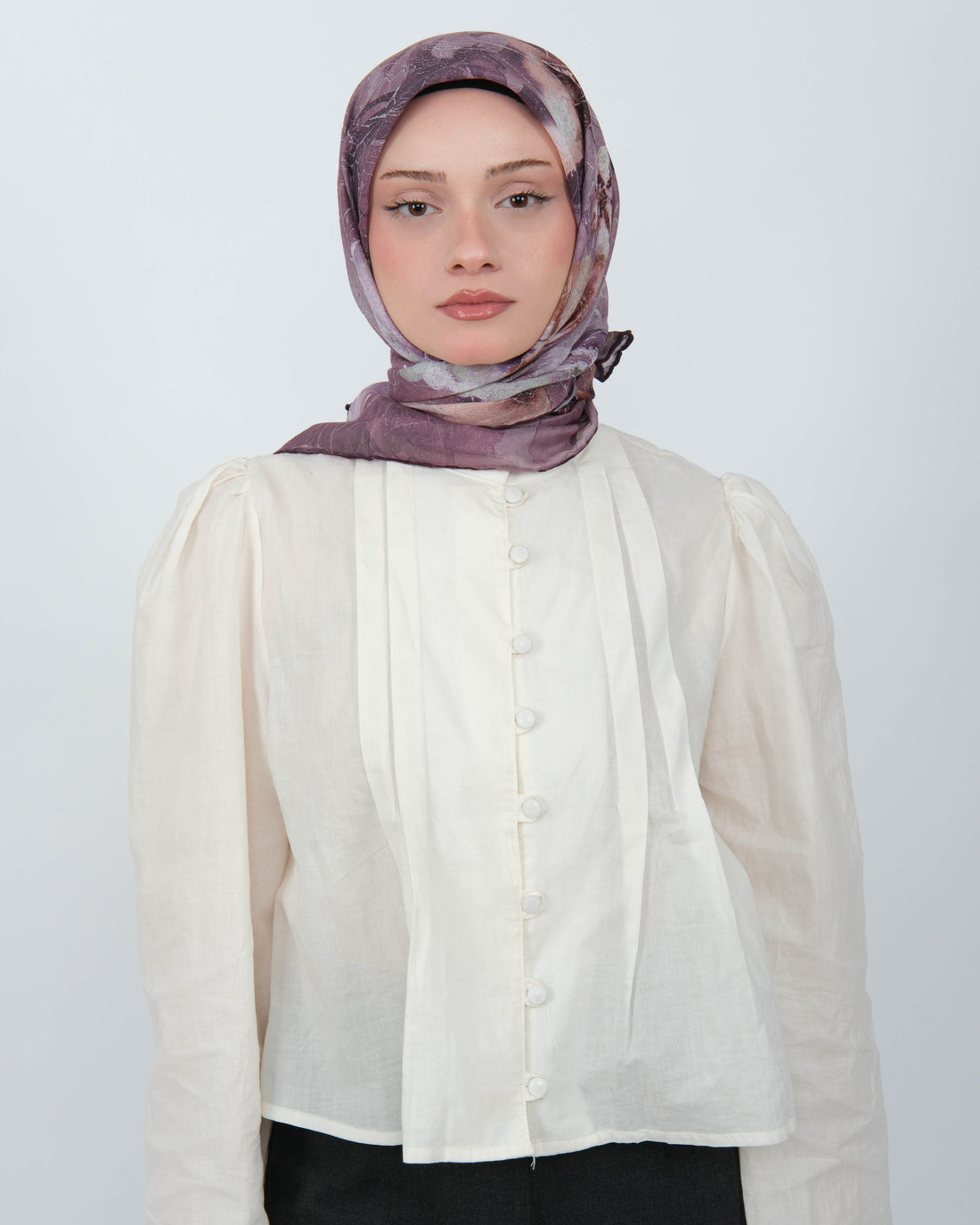 Organik Soft Eşarp D096 Mor