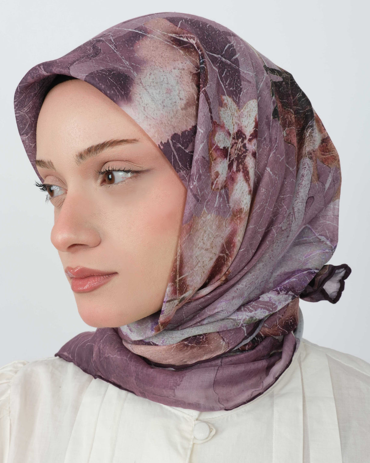 Organik Soft Eşarp D096 Mor