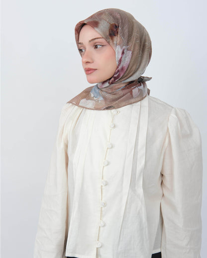 Organik Soft Eşarp D096 Pudra