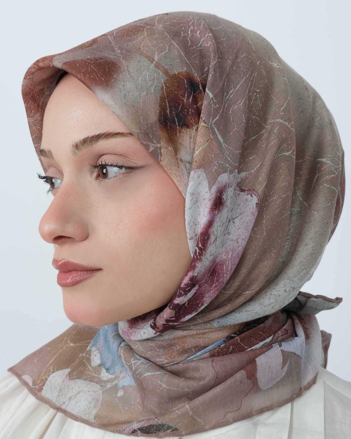 Organik Soft Eşarp D096 Pudra