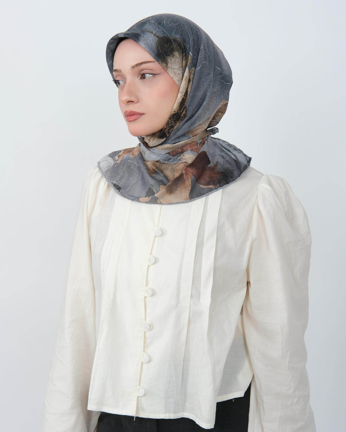 Organik Soft Eşarp D096 Gri
