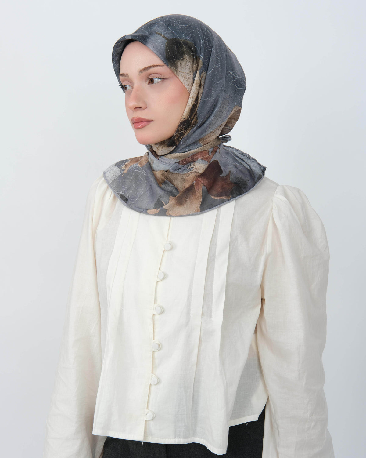Organik Soft Eşarp D096 Gri