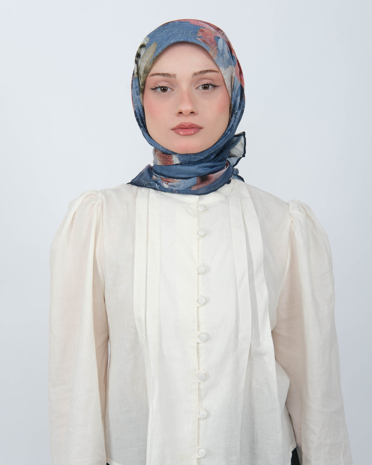 Organik Soft Eşarp D096 Koyu Lacivert