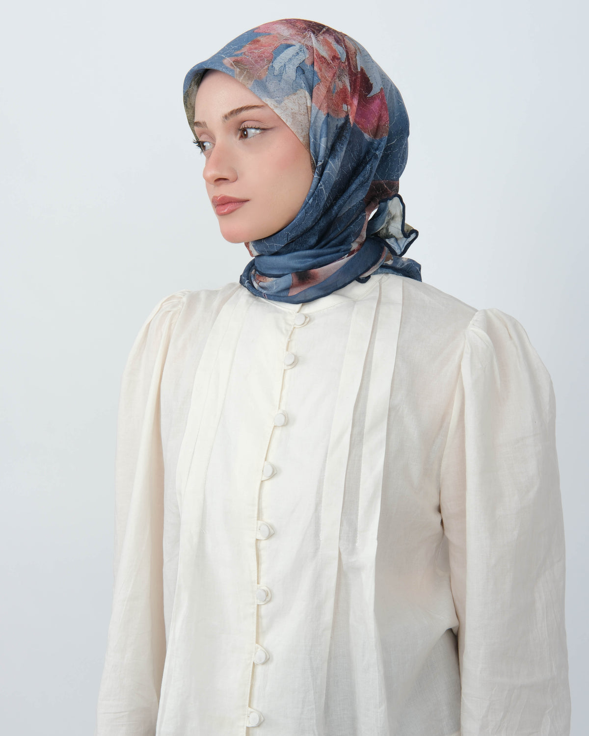 Organik Soft Eşarp D096 Koyu Lacivert