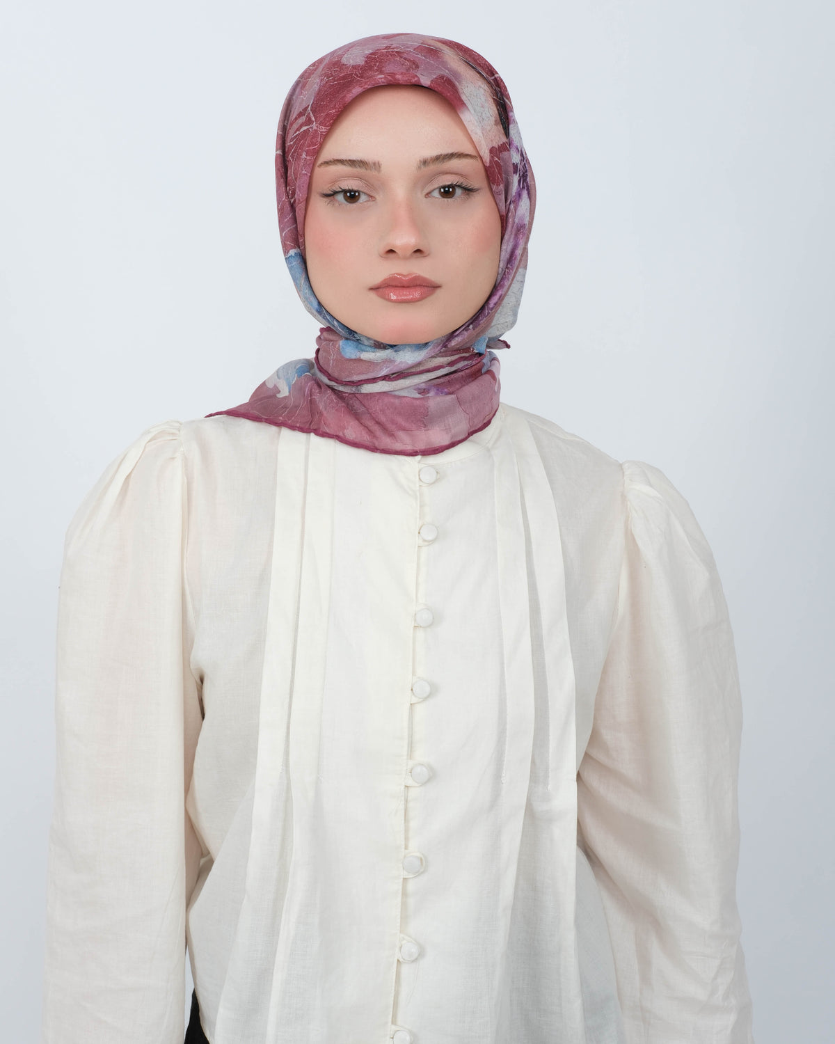 Organik Soft Eşarp D096 Mürdüm