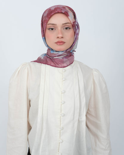 Organik Soft Eşarp D096 Mürdüm