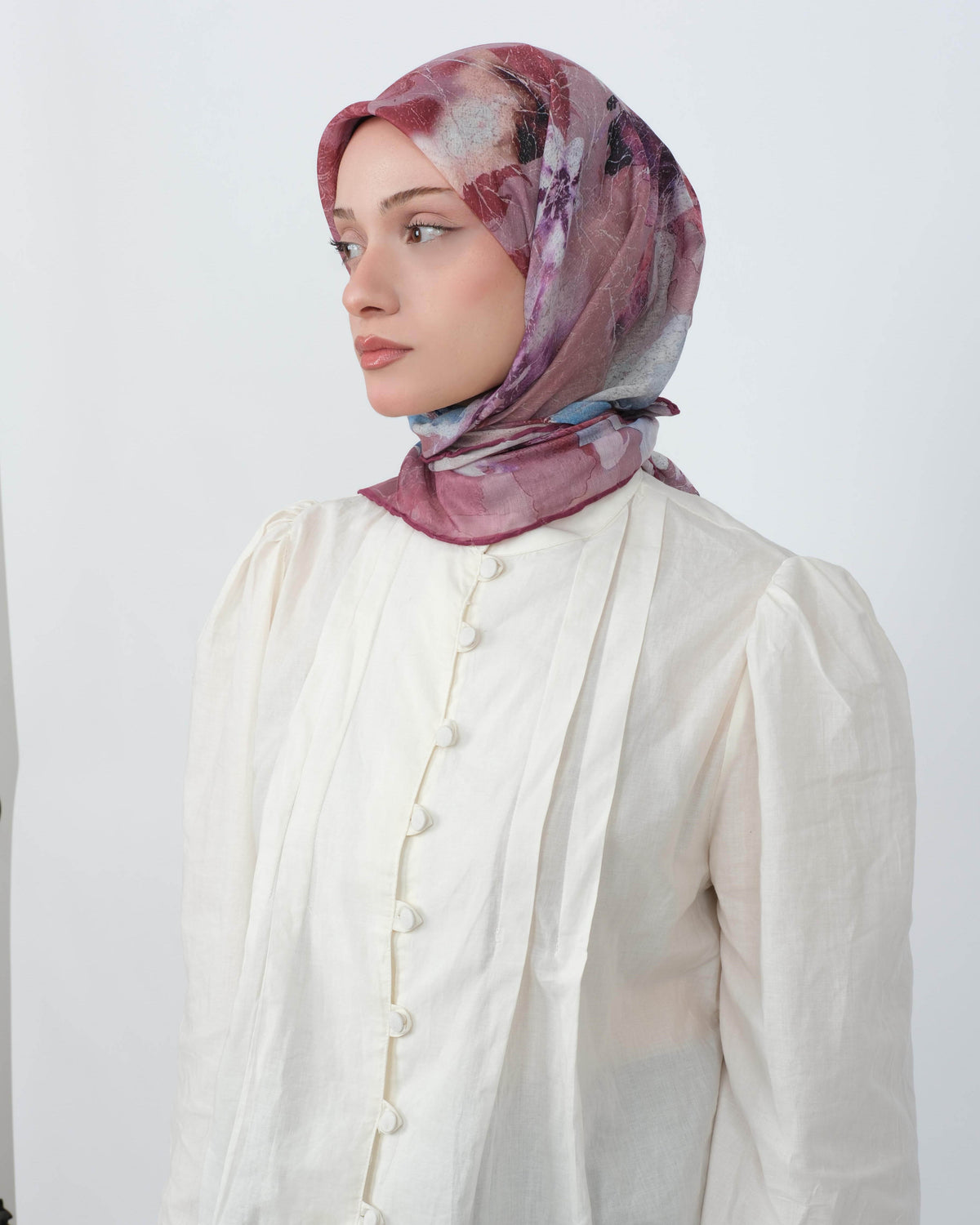 Organik Soft Eşarp D096 Mürdüm