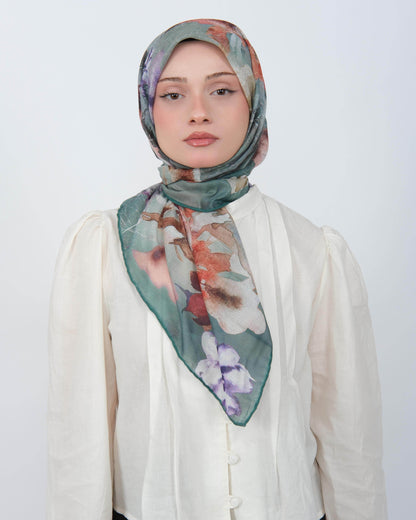 Organik Soft Eşarp D096 Açık Yeşil