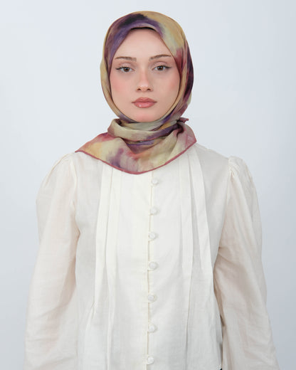 Organik Soft Eşarp D090 Lila-Mürdüm