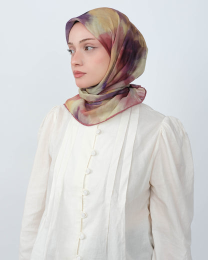 Organik Soft Eşarp D090 Lila-Mürdüm