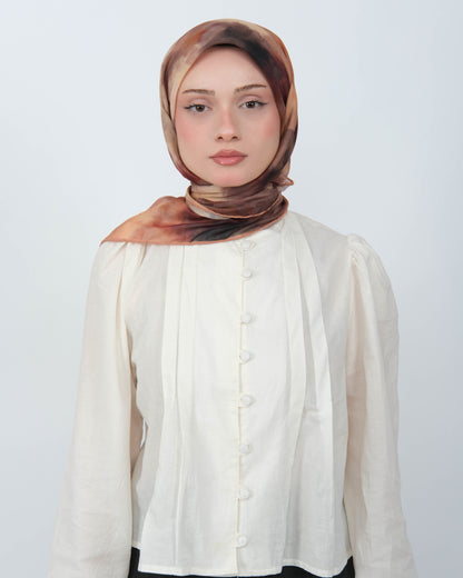 Organik Soft Eşarp D090 Caramel