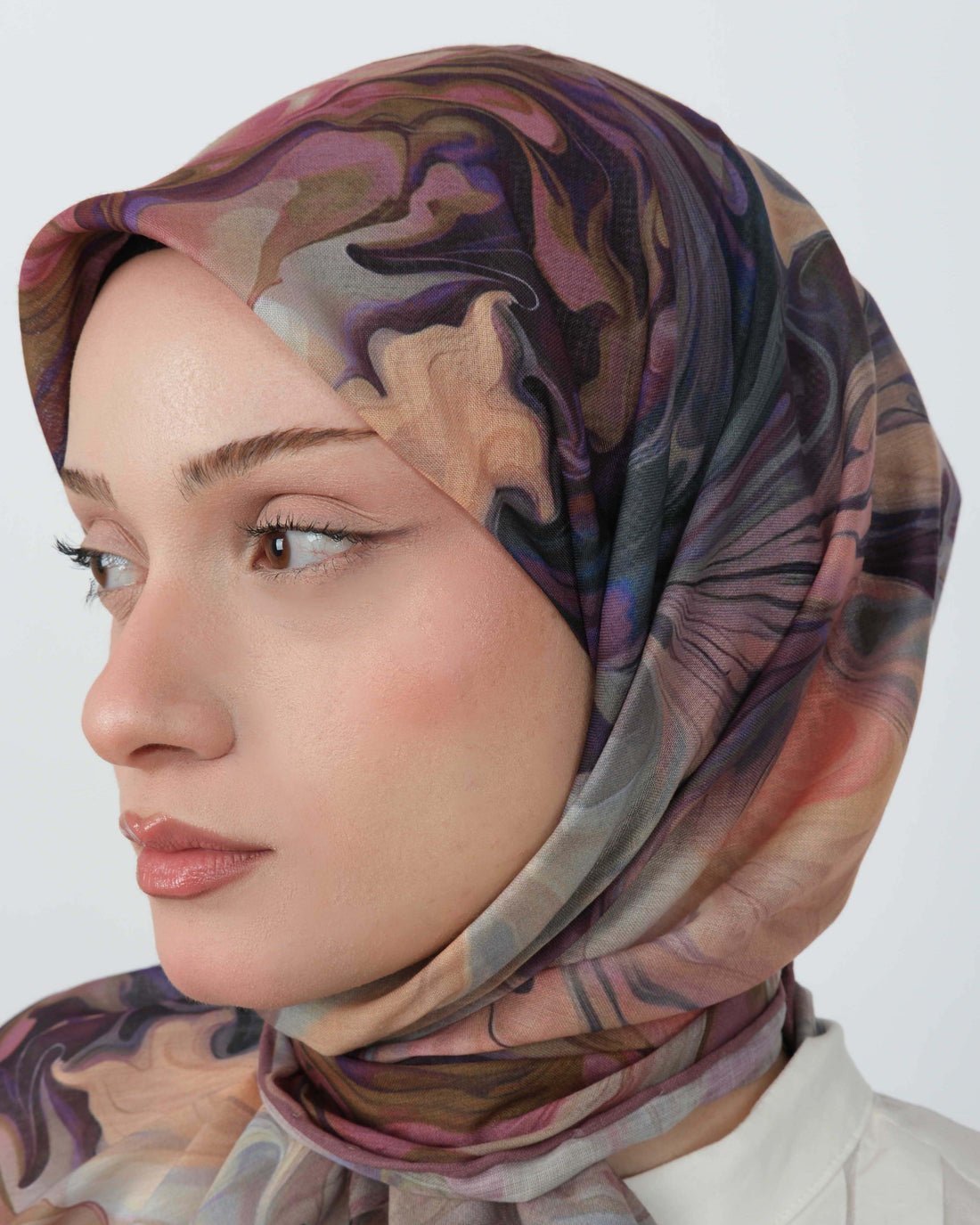 Organik Soft Eşarp D098 Lila