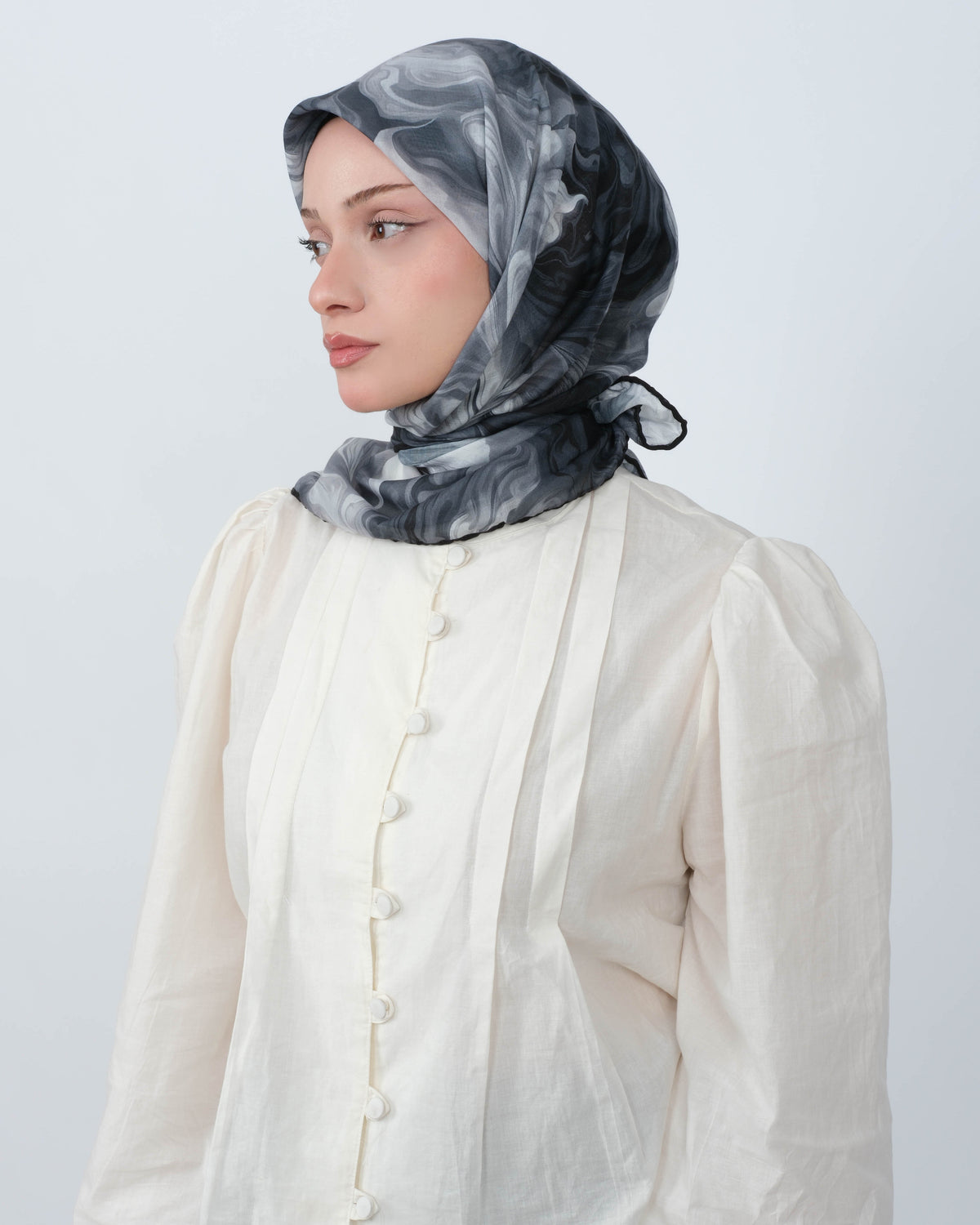 Organik Soft Eşarp D098 Siyah