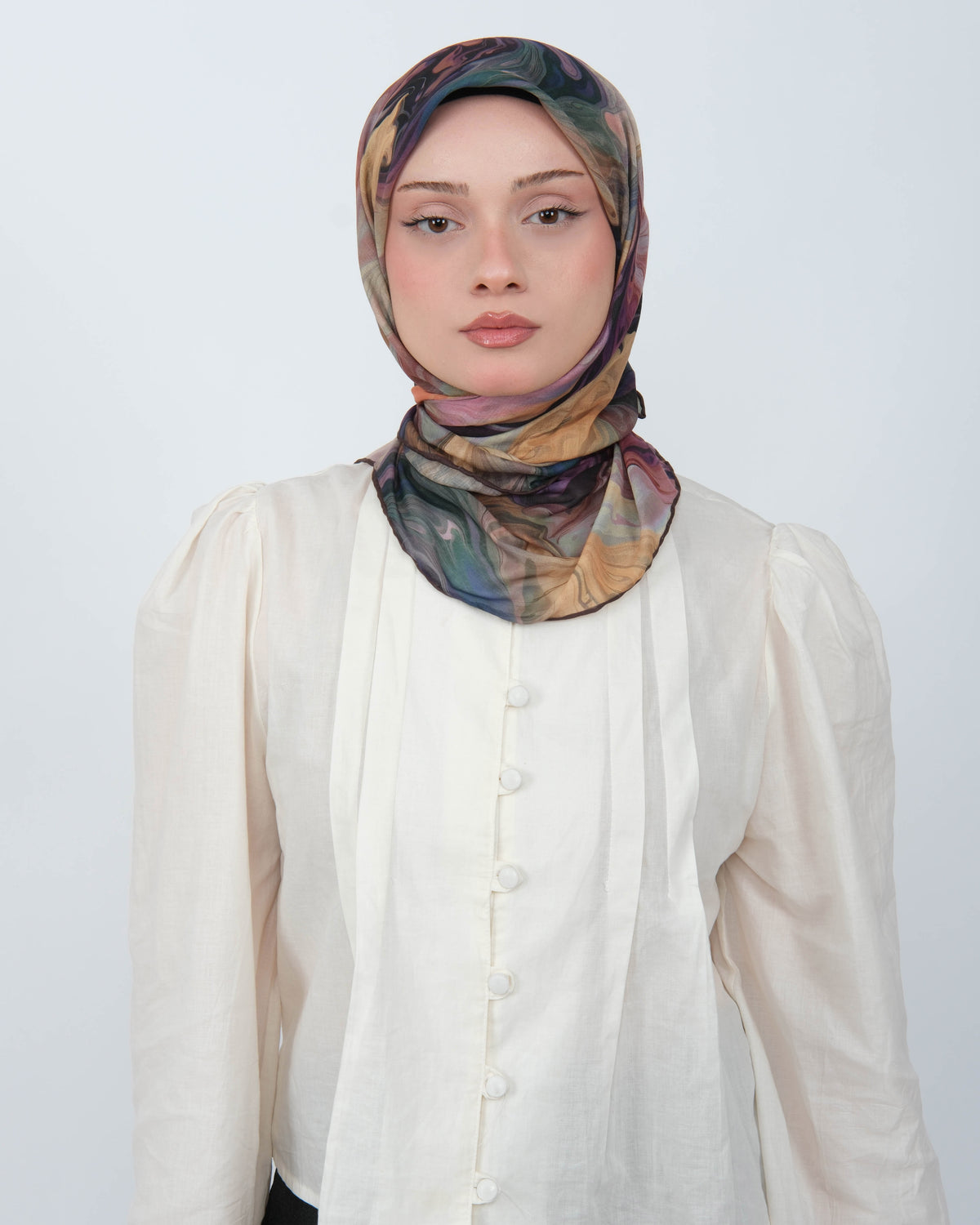 Organik Soft Eşarp D098 Mürdüm