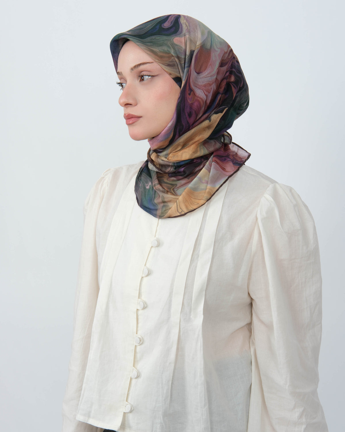 Organik Soft Eşarp D098 Mürdüm