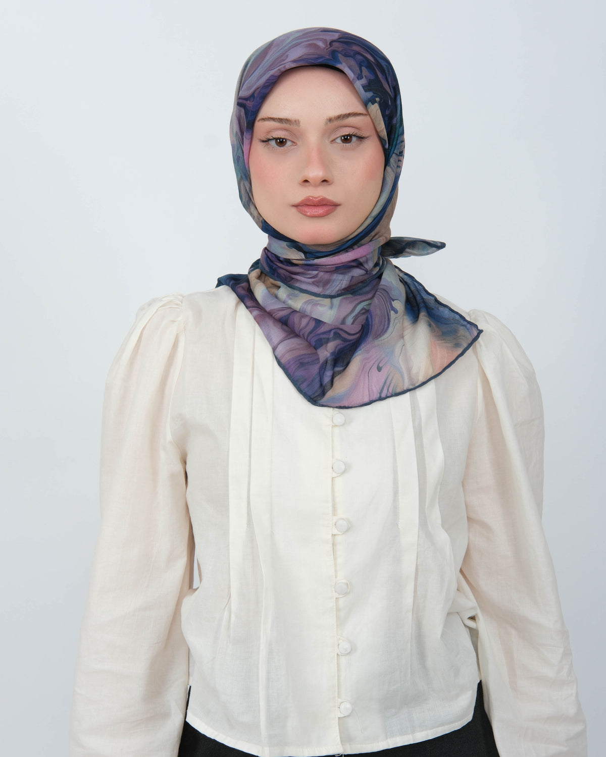 Organik Soft Eşarp D098 Petrol Mavi