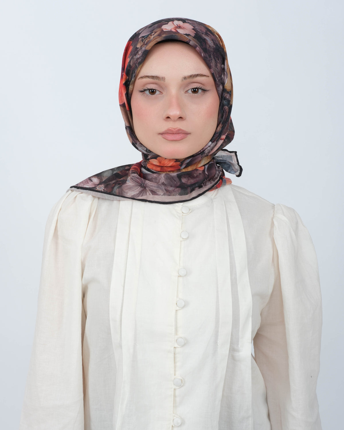 Organik Soft Eşarp D099 Mürdüm