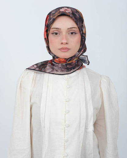 Organik Soft Eşarp D099 Mürdüm