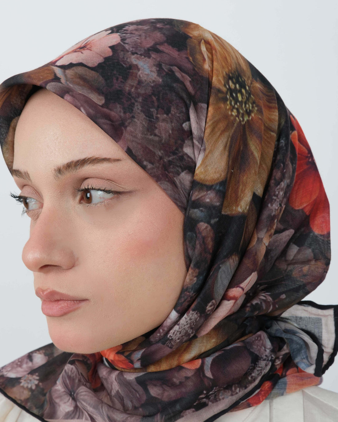 Organik Soft Eşarp D099 Mürdüm