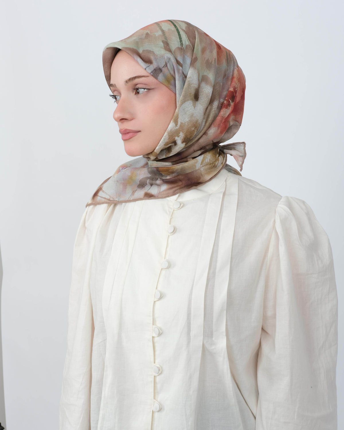 Organik Soft Eşarp D100 Vizon
