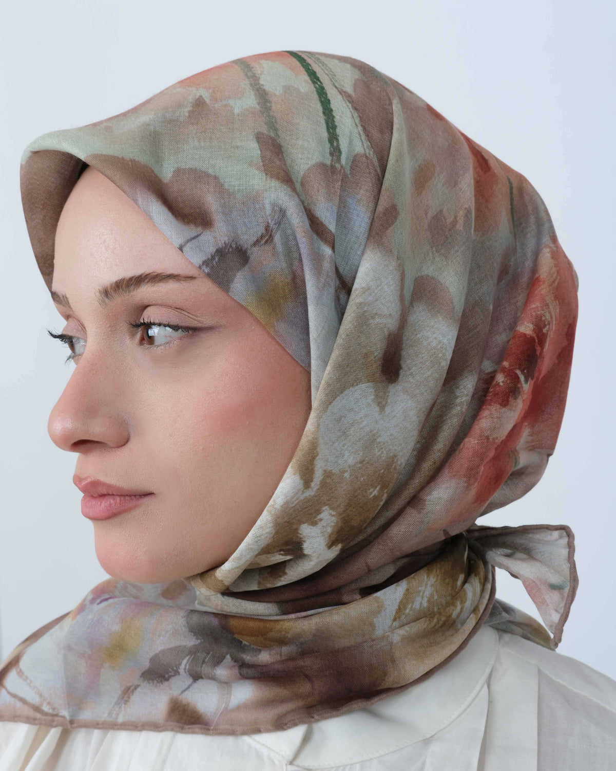 Organik Soft Eşarp D100 Vizon