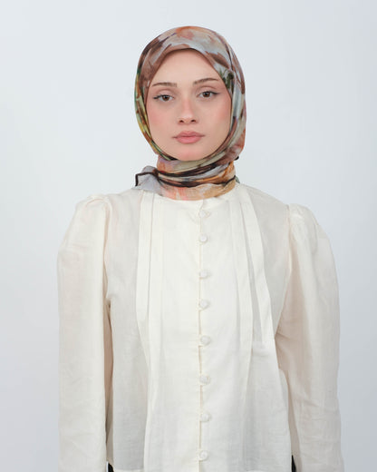 Organik Soft Eşarp D100 Hardal
