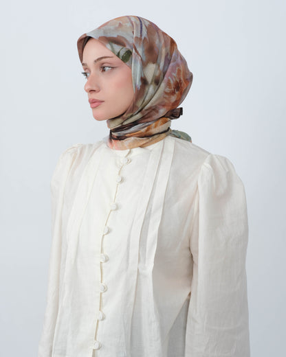 Organik Soft Eşarp D100 Hardal