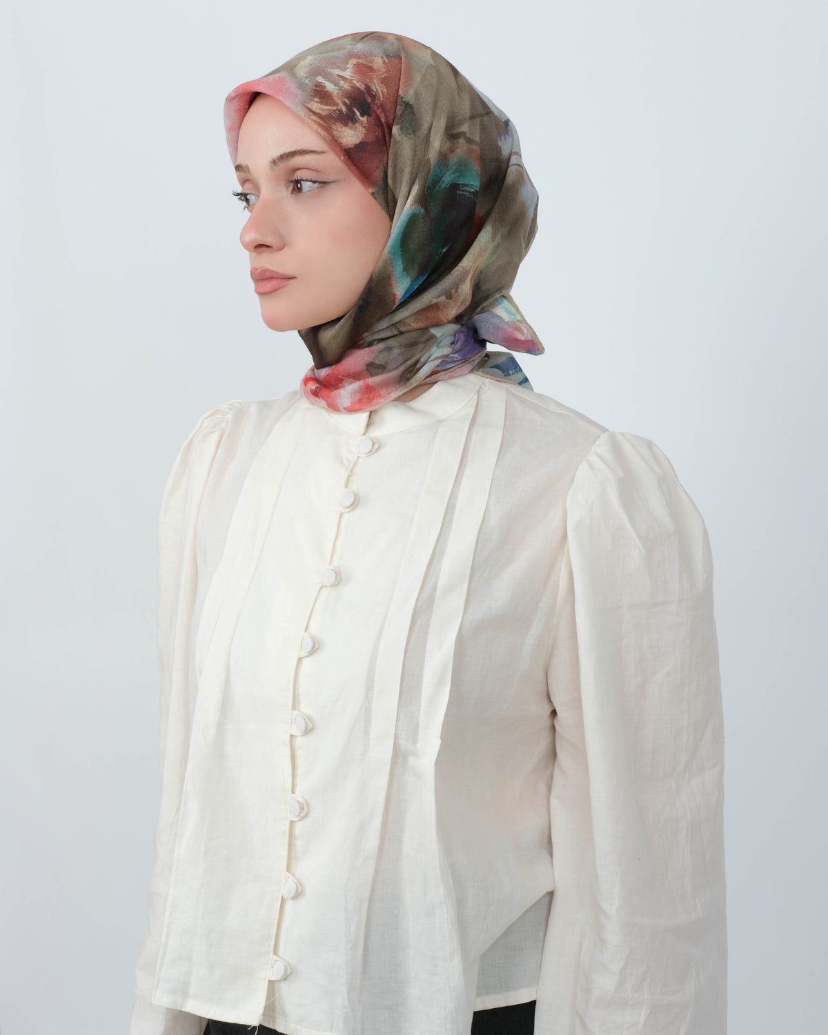 Organik Soft Eşarp D100 Taş Rengi
