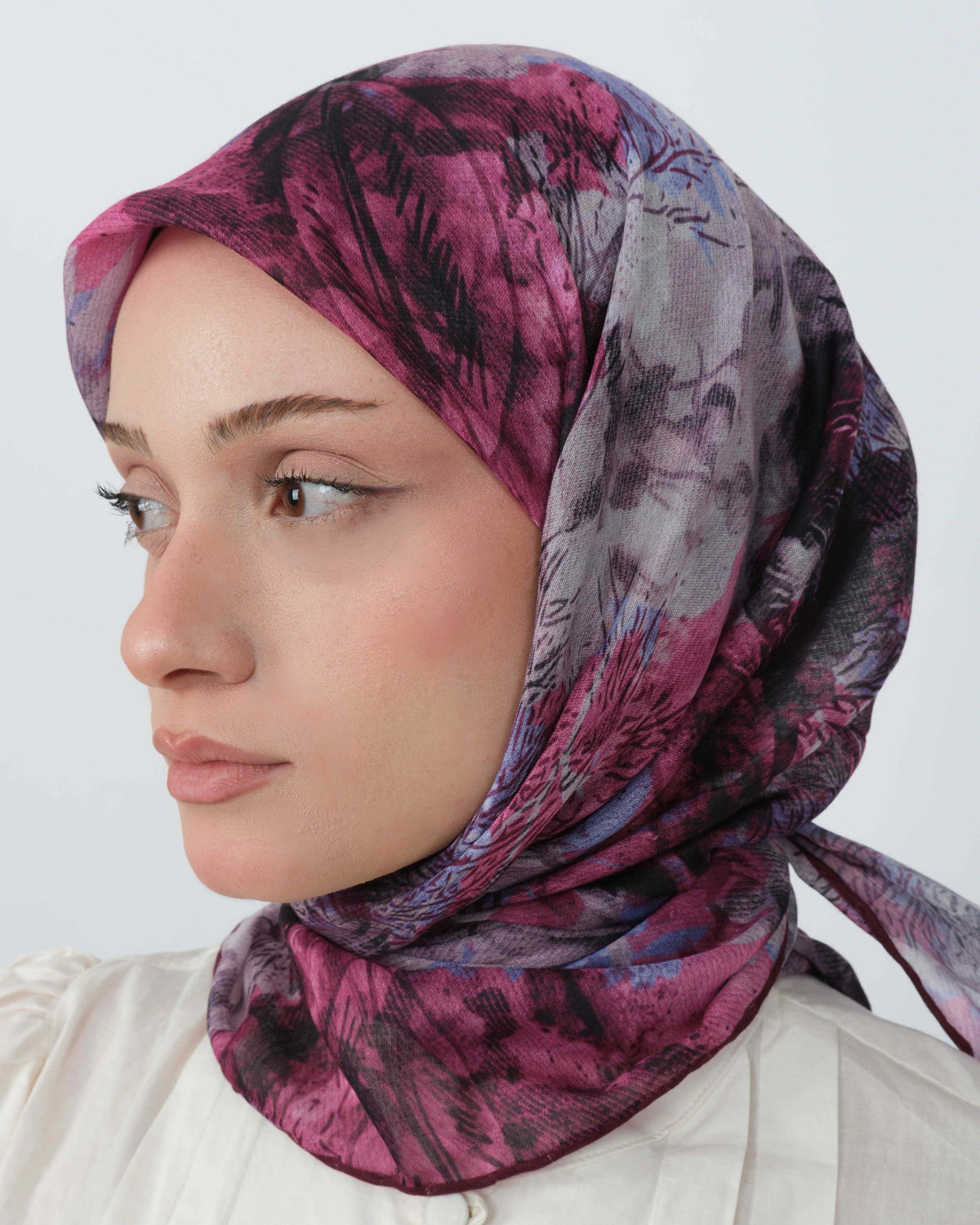Organik Soft Eşarp D101 Mor