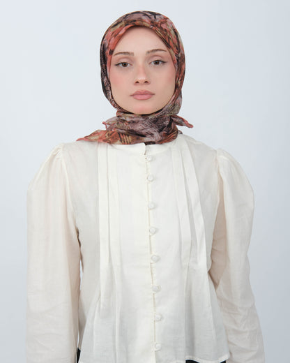 Organik Soft Eşarp D101 Kiremit