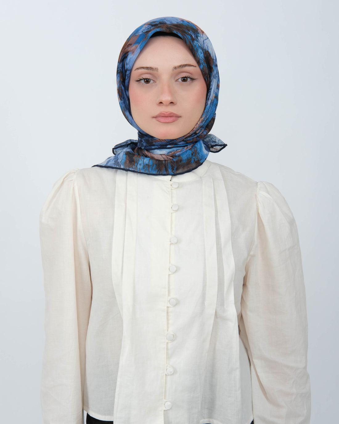 Organik Soft Eşarp D101 Lacivert