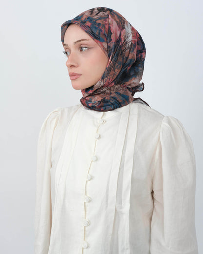 Organik Soft Eşarp D101 Petrol