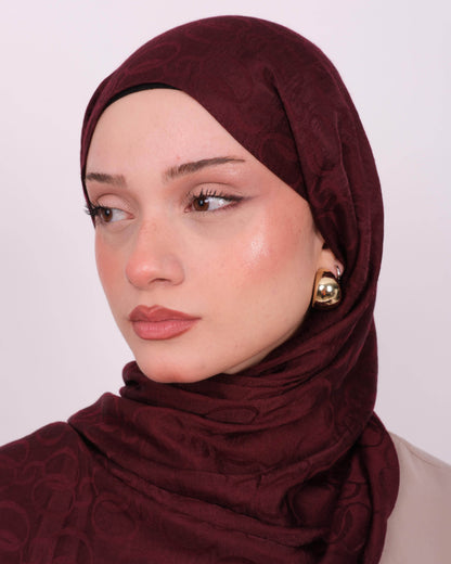 Ayrobin Jakar Şal D102 Bordo