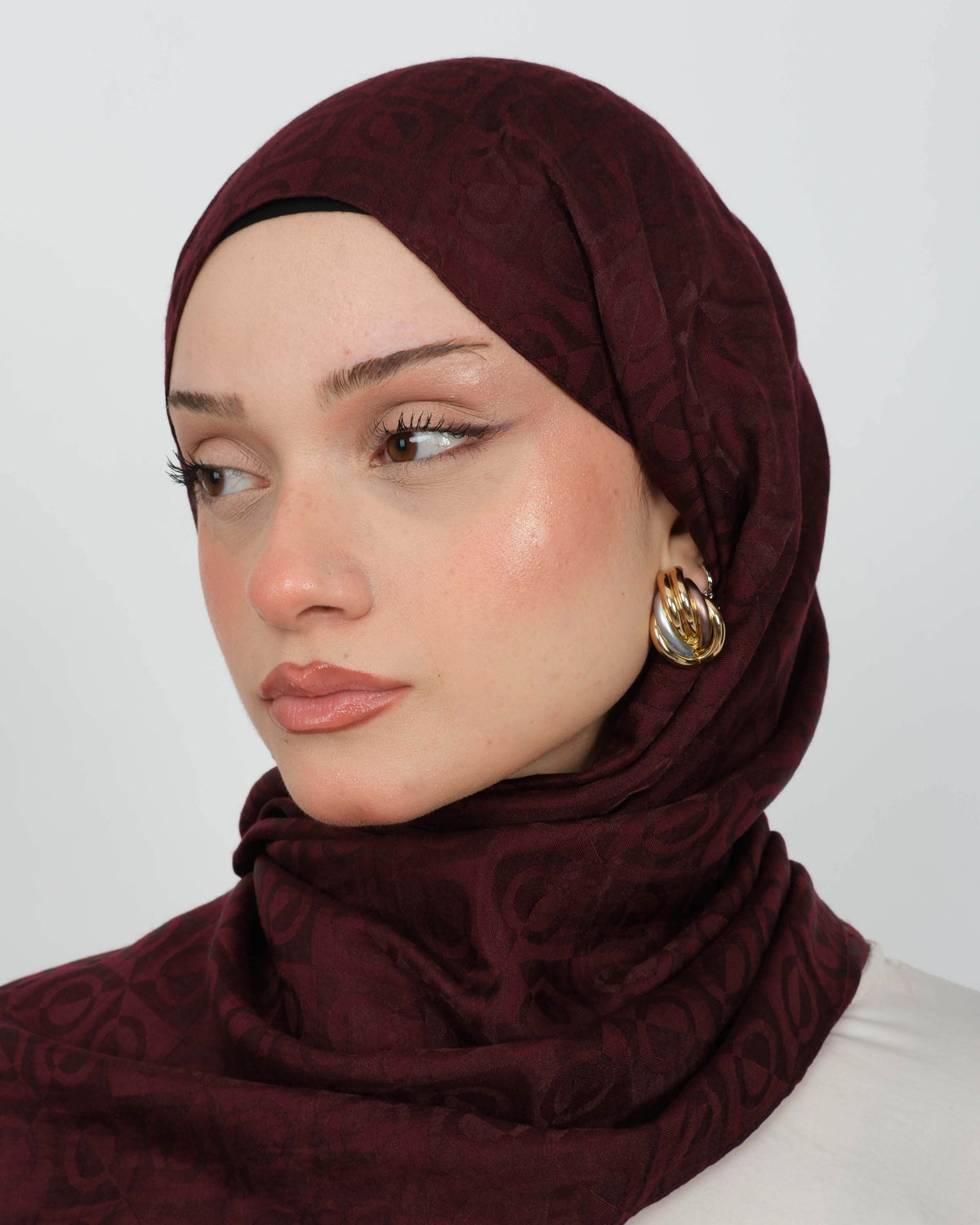 Ayrobin Jakar Şal D104 Vişne