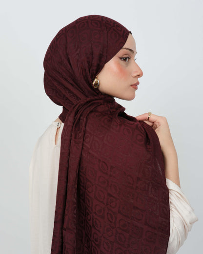 Ayrobin Jakar Şal D104 Vişne