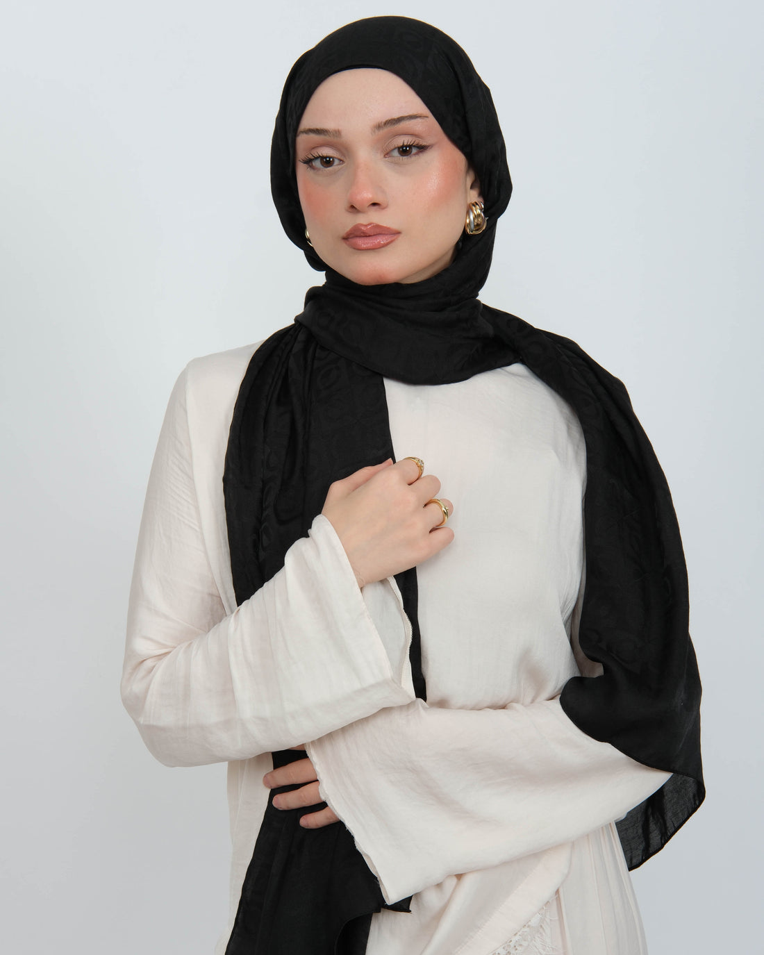 Ayrobin Jakar Şal D104 Siyah